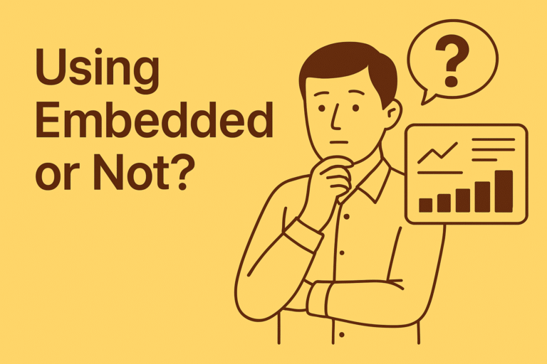 Using Embedded or Not? Choosing Between Raw Embedding and a Portal Solution
